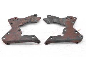 Suzuki - 01 Suzuki Quadsport 80 2x4 Rear Plate Muffler Brackets Mounts LT80 - Image 5