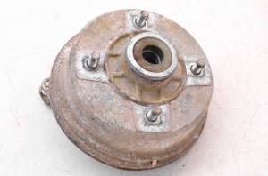 Kawasaki - 02 Kawasaki Bayou 220 2x4 Front Left Brake Drum Assembly KLF220 - Image 1