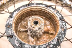 Suzuki - 85 Suzuki JR50F Mini Front Wheel Rim & Hub 1.5X10 - Image 10