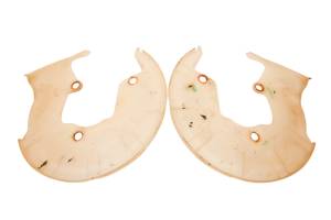 Honda - 18 Honda Foreman 500 4x4 Front Brake Rotor Guards Covers TRX500FM - Image 3