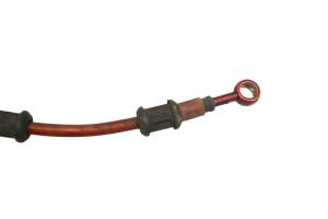 Aftermarket - 05 Suzuki GSXR600 Stainless Rear Brake Line Red Aftermarket - Image 3