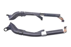 13 Yamaha YFZ450R Front Brake Hose Line Holder Covers