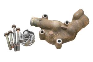 03 Yamaha Kodiak 450 4x4 Water Pump Cover & Impeller YFM450F