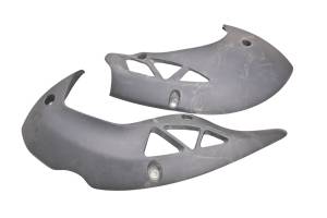 08 Kawasaki Versys 650 Exhaust Pipe Covers Left & Right KLE650