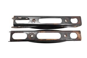 Honda - 05 Honda Rancher 350 4x4 Front Foot Rest Peg Brackets Mounts Left & Right TRX350FE - Image 3