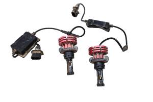 16 Polaris RZR S 900 Front Headlight Wires Sockets