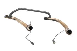 21 Harley Davidson Sportster Iron 833 Header Exhaust Head Pipe & Oxygen O2 Sensors XL833N