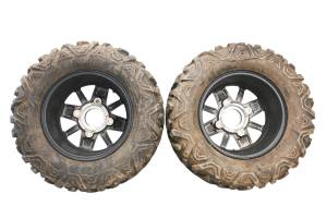 Polaris - 23 Polaris Sportsman 850 Ultimate Trail Rear Wheels Rims & Tires 4/156 14X7.5 Power Grip 27X11R14 - Image 2