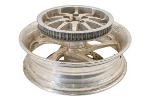 08 Victory King Pin 8-Ball Rear Wheel Rim & Sprocket 18X5 - Image 4