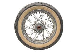 03 Victory Classic Cruiser Front Wheel Rim & Tire 16X3 Maxxis Mt90-16 BEHR - Image 1