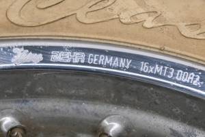 03 Victory Classic Cruiser Front Wheel Rim & Tire 16X3 Maxxis Mt90-16 BEHR - Image 5