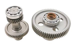 17 Arctic Cat Wildcat Sport 700 Transmission Output Shaft & Gears Trexton - Image 2