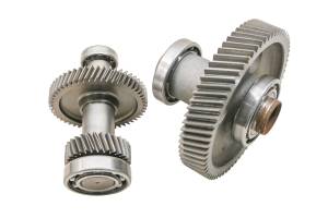 17 Arctic Cat Wildcat Sport 700 Transmission Output Shaft & Gears Trexton - Image 3