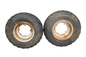 Suzuki - 87 Suzuki Quad Runner 230 2x4 Front Wheels Rims & Tires Dunlop At21X7-10 LT230EH - Image 2