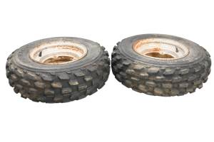 Suzuki - 87 Suzuki Quad Runner 230 2x4 Front Wheels Rims & Tires Dunlop At21X7-10 LT230EH - Image 3