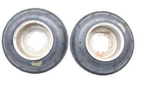 01 Can-Am DS650 Front Wheels Rims & Tires Studded 19X6-10 4/144 Sand Star - Image 2