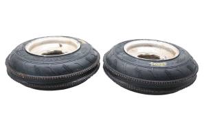 01 Can-Am DS650 Front Wheels Rims & Tires Studded 19X6-10 4/144 Sand Star - Image 3