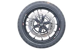 Aprilia - 12 Aprilia Shiver 750 Front Wheel Rim & Tire & Rotor 120/70Zr17 SL750 - Image 2
