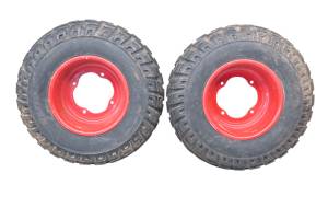 Dunlop - 07 Yamaha Raptor 700 2x4 Front Wheels Rims & Tires 21X7-10 4/156 Dunlop YFM700R - Image 2