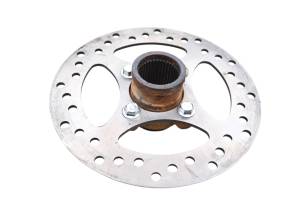 Yamaha - 07 Yamaha Raptor 700 2x4 Rear Brake Hub & Rotor Disc YFM700R - Image 2