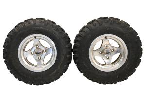 07 Kawasaki Brute Force 750 4x4i Front Wheels Rims & Tires Dirt Commander 26X9-12 4/110 AMS KVF750 - Image 1