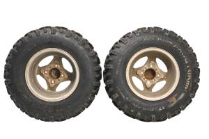 07 Kawasaki Brute Force 750 4x4i Front Wheels Rims & Tires Dirt Commander 26X9-12 4/110 AMS KVF750 - Image 2