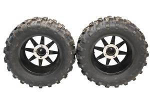 QuadBoss - 07 Kawasaki Brute Force 750 4x4i Rear Wheels Rims & Tires 27X11-14 4/110 QuadBoss KVF750 - Image 2