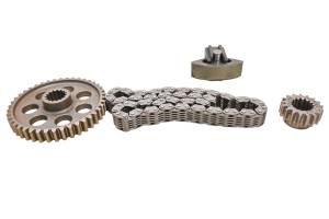 15 Polaris Indy Voyager 550 Chain Case Gears Chain & Tensioner 155"