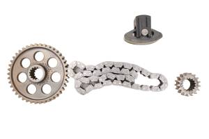 Polaris - 15 Polaris Indy Voyager 550 Chain Case Gears Chain & Tensioner 155" - Image 2