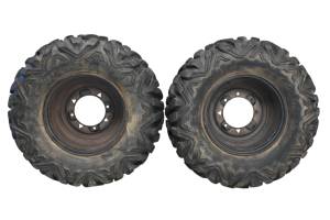 Polaris - 14 Polaris Ranger 800 6x6 Front Wheels Rims & Tires 4/156 12X6 Moose Switchback At25X10-12 - Image 2