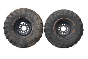 01 Arctic Cat 500 Auto 4x4 Rear Wheels Rims & Tires 25X10-12