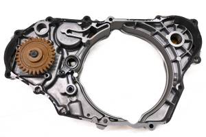 03 Kawasaki KLX400R Inner Clutch Cover & Water Pump Impeller