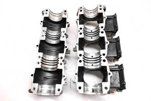 Polaris - 03 Polaris MSX 140 Crankcase Center Crank Case For Parts - Image 8