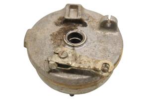 87 Yamaha Champ 100 Front Left Brake Drum Assembly YFM100