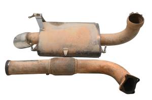 17 Polaris RZR XP Turbo Muffler & Exhaust Pipe Evolution - Image 2