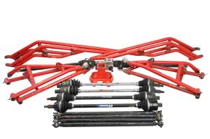 17 Polaris RZR XP Turbo 7" Long Travel Suspension Kit Fireball - Image 1