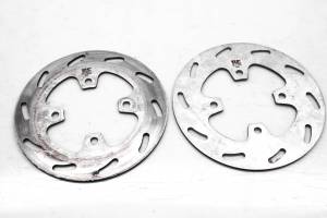 08 Polaris Outlaw 450 S Front Brake Rotors Discs DP Brakes
