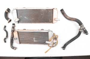 07 Kawasaki KX250F Radiators & Hoses Left & Right