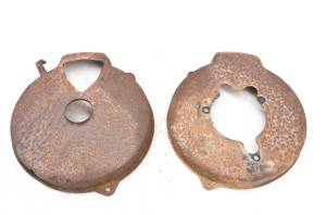 84 Yamaha Tri-Moto 200 Rear Brake Drum Cover Housing YTM200EL