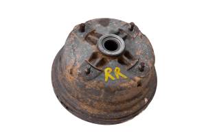 01 Kawasaki Bayou 220 2x4 Rear Brake Drum Assembly KLF220