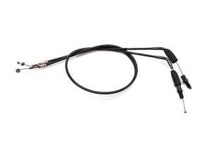 03 Kawasaki KLR650 Throttle Open & Closing Cables