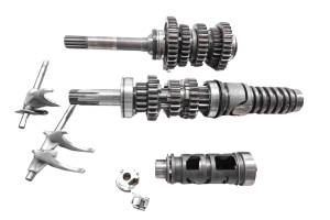 83 Suzuki GS1100G Transmission Shift Forks & Drum