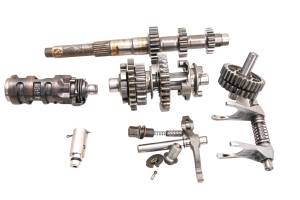 10 Yamaha Grizzly 700 4x4 Transmission Shift Forks & Drum For Parts