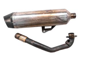 12 Vespa GTV300 IE Muffler & Header Exhaust Head Pipe Malossi