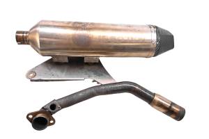 12 Vespa GTV300 IE Muffler & Header Exhaust Head Pipe Malossi - Image 2