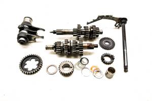 73 Kawasaki 175 F7-B Transmission Shift Forks & Drum For Parts