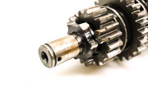 Kawasaki - 73 Kawasaki 175 F7-B Transmission Shift Forks & Drum For Parts - Image 5