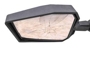 KemiMoto - 22 Polaris RZR Trail S 1000 Ultimate Left Side Mirror KemiMoto For Parts - Image 2