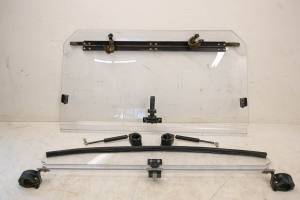 SuperATV - 21 Kawasaki Teryx KRX 1000 Flip Windshield Kit SuperATV KRF1000 - Image 2