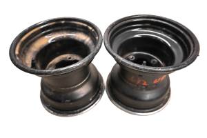 00 Yamaha Warrior 350 2x4 Rear Wheels Rims 9X8.5 4/115 YFM350X